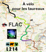 Paris-Chambéry à vélo pour les taureaux
