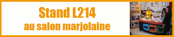 Stand L214 au salon Marjolaine