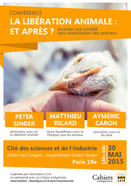 Conf&eacute;rence L214 Les Cahiers antisp&eacute;cistes &agrave; Paris