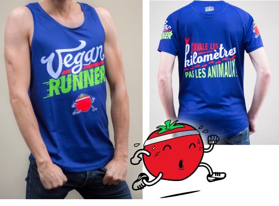 T-shirt sport vegan