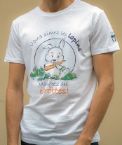 T-shirt lapins L214