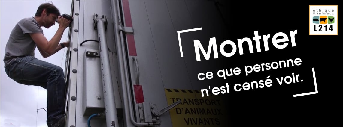 Grâce à vous, L214 peut agir