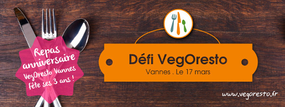 Menu VegOresto à Vannes