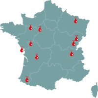carte des élevages de visons en France