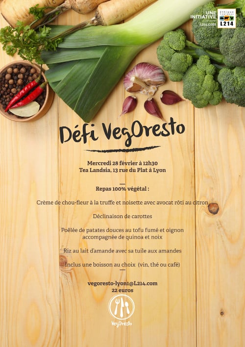menu vegan restaurant Lyon