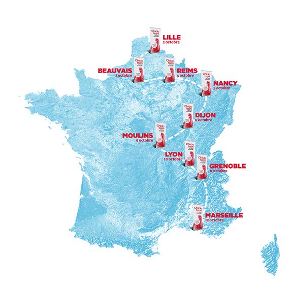La tournée nationale Chicky Boom