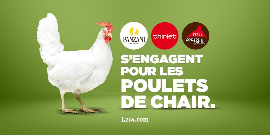 Panzani, Thiriet et Courtepaille s'engagent pour les poulets