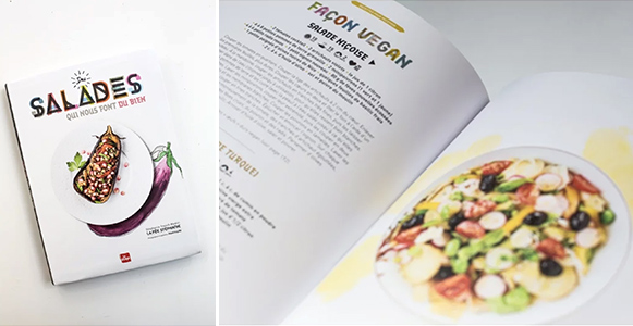 Le livre Des salades qui nous font du bien