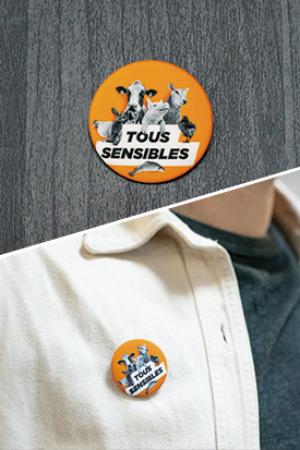 Les badges « Tous sensibles »