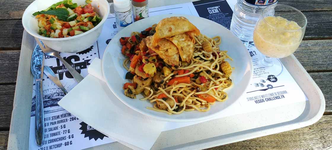 Un repas végétal dans les restaurants d'entreprise