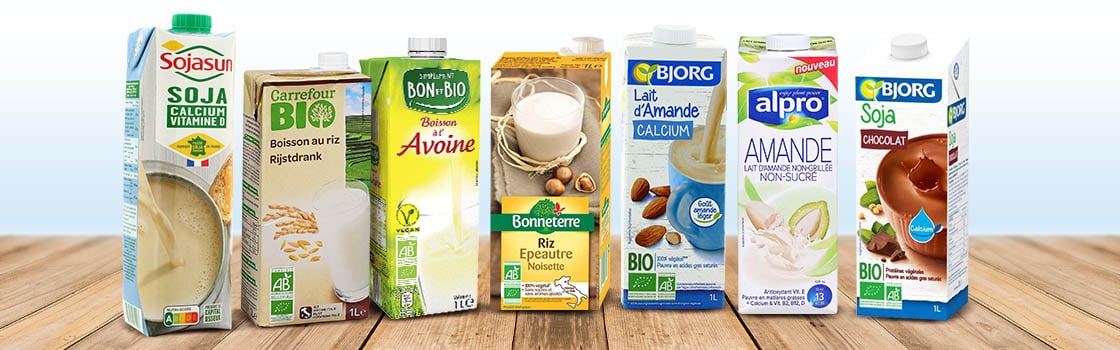 Variétés de laits végétaux