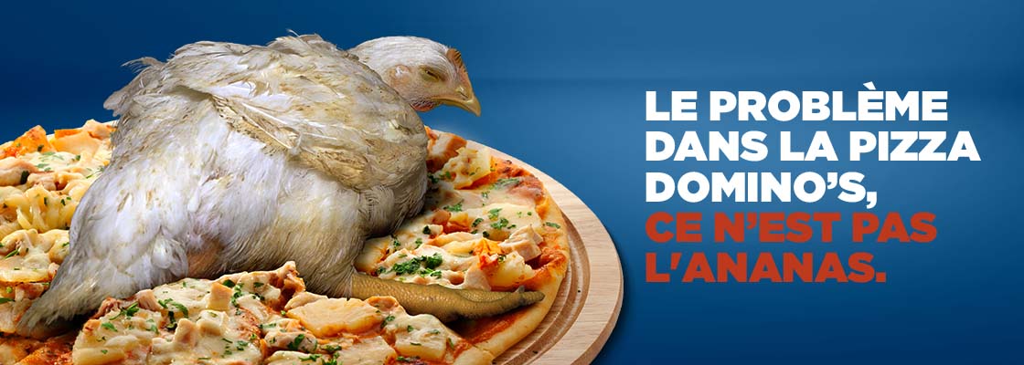 Demandons à Domino's de s'engager pour les poulets