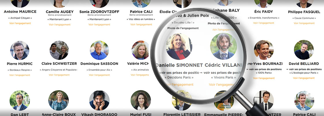 Candidats engagés