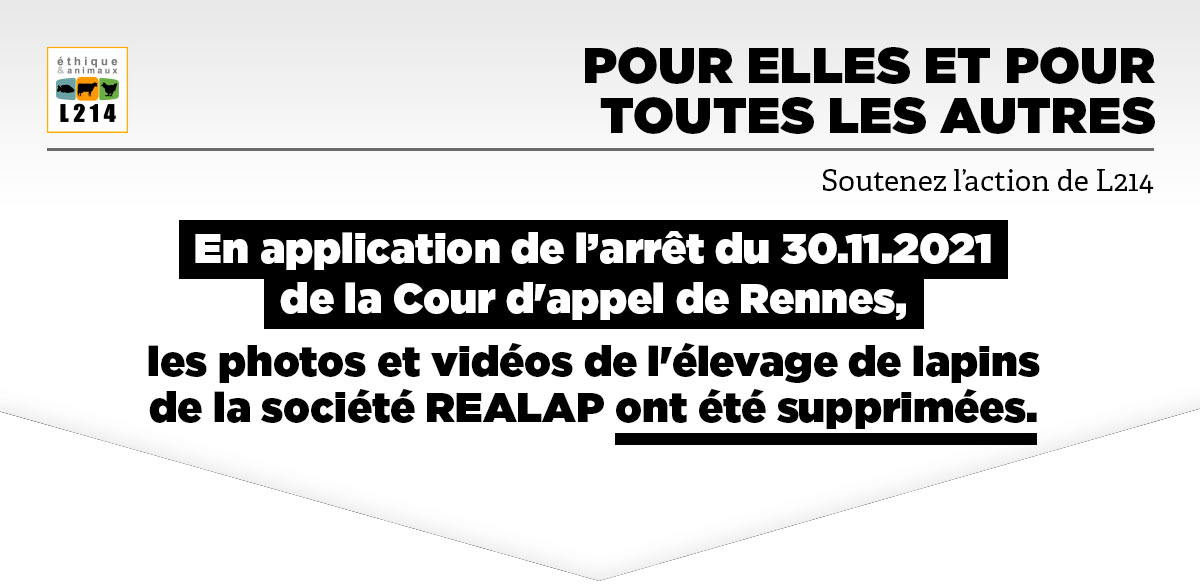 Pour lui et pour tous les autres, soutenez les actions de L214