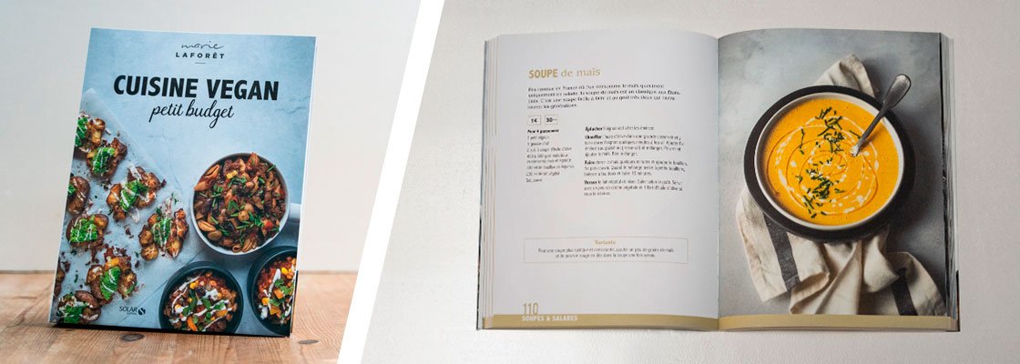 Le livre Cuisine vegan petit budget
