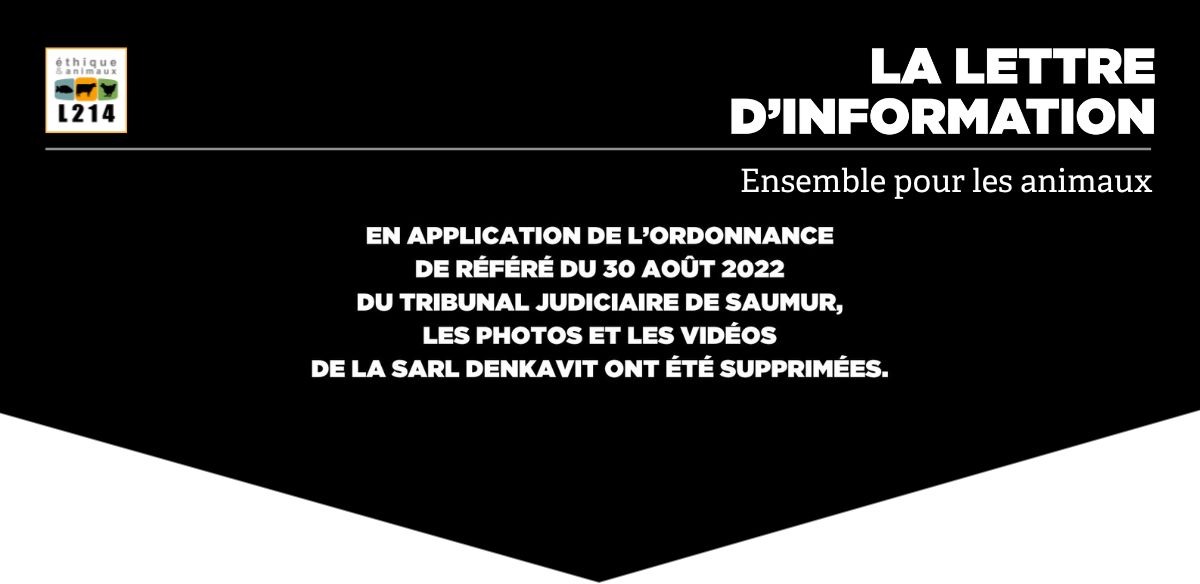 Lettre d'info L214